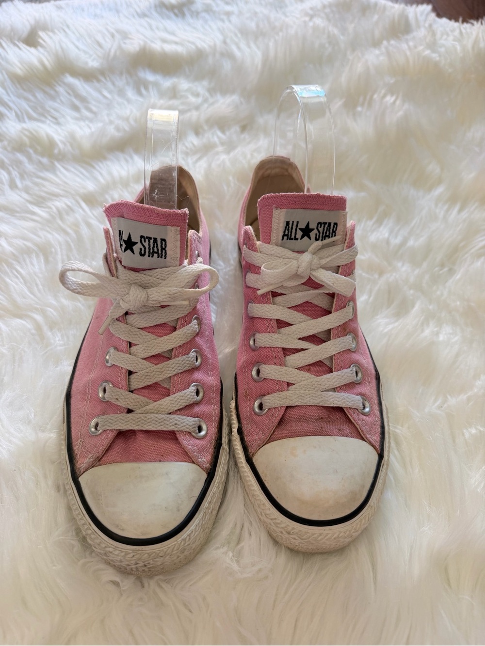 Converse All Star Pink Low Top Sneakers size 8